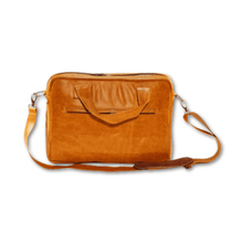 Load image into Gallery viewer, 15 Inch Laptop Leather Bag