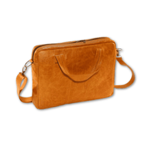 Load image into Gallery viewer, 15 Inch Laptop Leather Bag