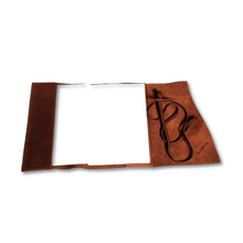 Load image into Gallery viewer, A4 Leather Foldover Notebook