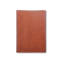 Load image into Gallery viewer, A6 Leather Slip-On Cover With Notebook