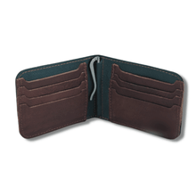 Load image into Gallery viewer, Albert Leather Money Clip with 8 Card Pocket, Brown