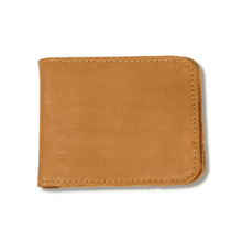 Load image into Gallery viewer, Albert Leather Money Clip with 8 Card Pocket, Tan