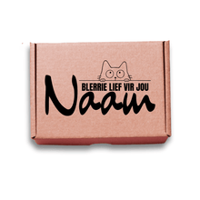 Load image into Gallery viewer, Blerrie Lief Vir Jou Personalised Gift Box