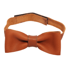 Load image into Gallery viewer, Leather Bow Tie