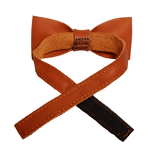 Load image into Gallery viewer, Leather Bow Tie