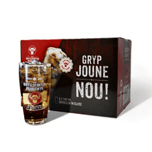 Load image into Gallery viewer, Buffelsfontein premium brandy glass South African handcrafted glassware set of 6 gift box.