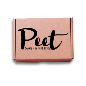 Peet Personalised Box Design