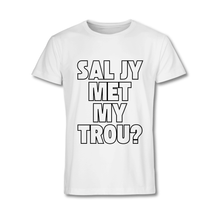 Load image into Gallery viewer, Afrikaans Proposal T-Shirt White