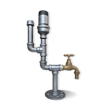 Load image into Gallery viewer, Single Butler Mountable Freestanding Rustic Pipe Dispenser