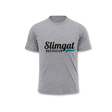 Padstal Winkel Slimgat Boerseun T-Shirt, Grey