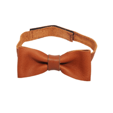 Load image into Gallery viewer, Leather Bow-Tie