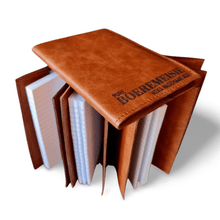 Load image into Gallery viewer, Boeremeisie A6 Leather Slip-On Cover With Notebook