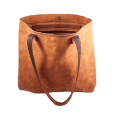 Load image into Gallery viewer, Crystal Tote Leather Bag