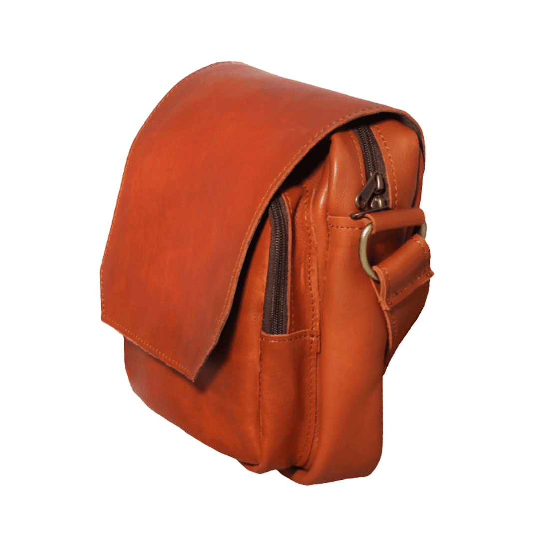 East shop leather bag