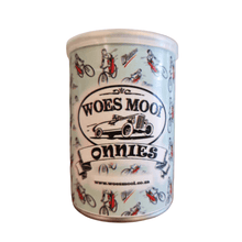 Load image into Gallery viewer, Woesmooi Fietsry Boxer Briefs in matching tin container with lid packaging
