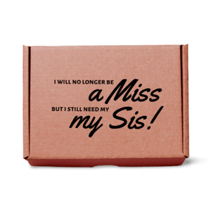 Bridal Sister Personalised Gift Box