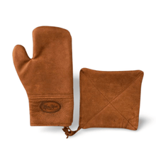 Load image into Gallery viewer, Leather Oven Glove & Pot Holder
