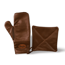 Load image into Gallery viewer, Leather Oven Glove & Pot Holder