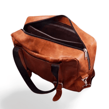 Load image into Gallery viewer, Overnight Leather Laptop Bag