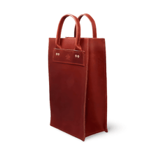Load image into Gallery viewer, Padstal Square Wine Leather Bag