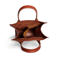 Load image into Gallery viewer, Padstal Square Wine Leather Bag