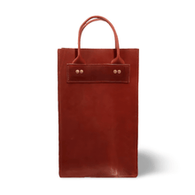 Load image into Gallery viewer, Padstal Square Wine Leather Bag