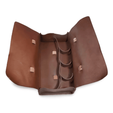 Load image into Gallery viewer, Padstal handcrafted Whiskey Leather Bag premium South African gift