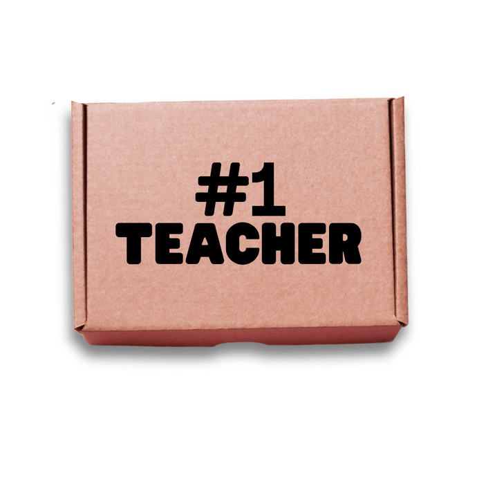 No 1 Teacher Personalised Teacher Gift Box