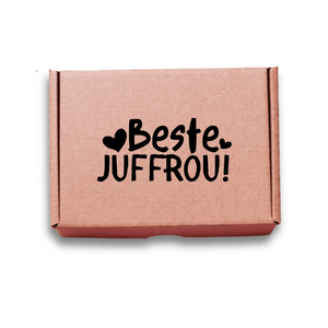 Teacher Personalised Gift Box-Beste Juffrou