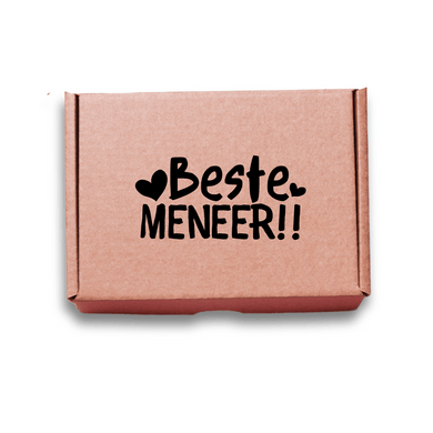 Beste Meneer Personalised Teacher Gift Box