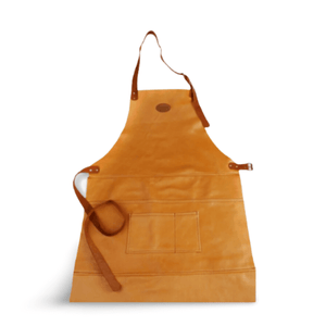 Handcrafted Light Brown Leather Apron