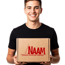 Load image into Gallery viewer, Custom branded Christmas gift box . Personalised gift packaging.
