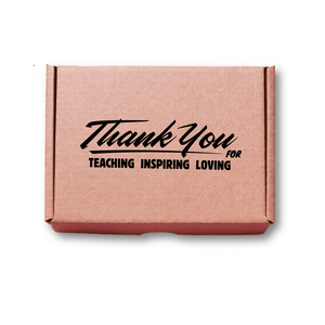 Thank You Teaching Inspiring Loving Personalised Teacher Gift Box