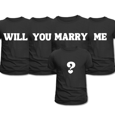 Proposal T-shirt bundle English, 5 T-shirts