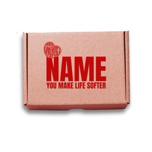 Load image into Gallery viewer, You Make Life Softer Personalised Gift Box
