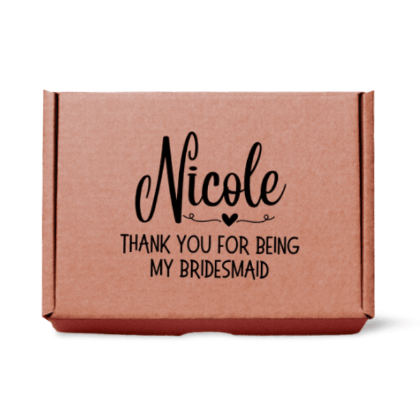 Bridesmaid Personalised Gift Boxes