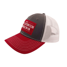 Load image into Gallery viewer, Buffelsfontein Red, Grey and White Truckers Cap
