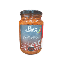 Load image into Gallery viewer, Bez Hot Chilli Relish in Glass Jar, 375ml
