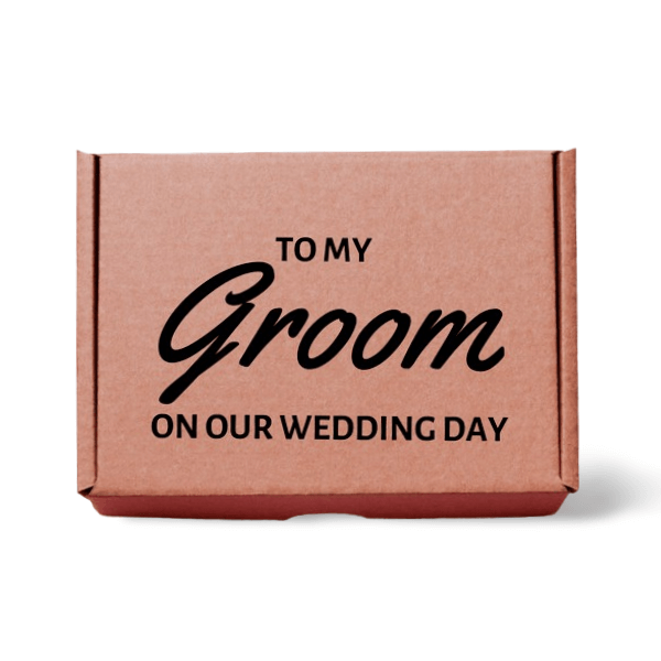 Gift box for groom deals