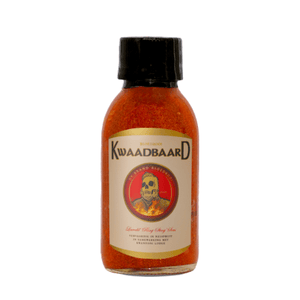 Rooibaard Kwaadbaard hot chilli sauce in glass bottle, 100ml