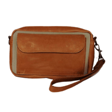Load image into Gallery viewer, Men&#39;s Canvas Leather Bag
