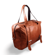 Load image into Gallery viewer, Overnight Leather Laptop Bag
